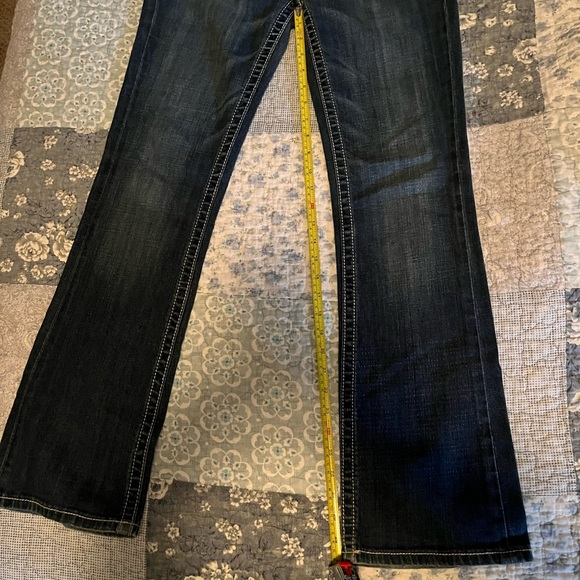 Miss Me Embellished Blue Boot Cut Jeans - Picture 6 of 6